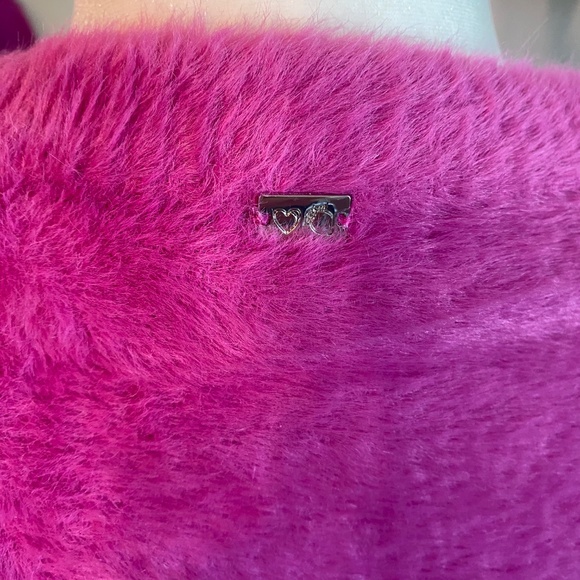 For Love & Lemons Purple Fiona Cropped Cardigan - Picture 5 of 6